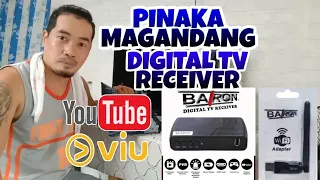 PINAKA MAGANDANG DIGITAL TV BOX/ BARON DIGITAL TV RECEIVER/ UNBOXING/INSTALLATION/SET-UP