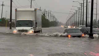 Storm chasers dominate FLASH FLOOD EMERGENCY in New Orleans