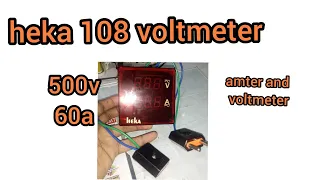 heka 108 voltmeter and ameter |Ac voltmeter and ameter