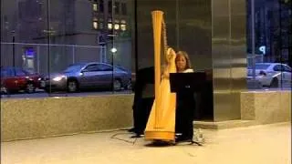 Clocks Coldplay Video - Toronto Electric Harpist Joanna Jordan