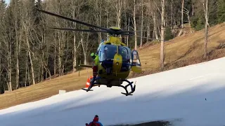 Vážně zraněný lyžař v Rokytnici nad Jizerou