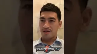 Dmitry Bivol ANNOYED with Canelo questions! Reacts to Canelo vs Charlo!