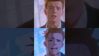 Anime Punk Rickroll: AI Draws the Iconic Meme