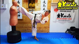 Удар Маваши с обманкой Киокушин Каратэ | Mawashi Kick with a Kyokushin Karate Trick