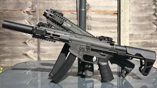Kings Arms PDW 9MM SBR SD UPCLOSE