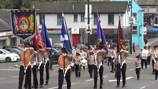 Rising Sons of the Valley@Mourne District LOL No6 Kings Coronation Parade in Kilkeel 13-5-23 HD