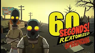 60 Seconds! Reatomized Speedrun - The Longest Survival Hard [86 days]