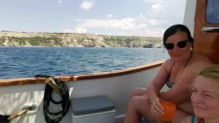 Морская прогулка на яхте с Балаклавы на мыс Фиолент
