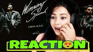 Winning Speech (Music Video) Karan Aujla | Mxrci | Latest Punjabi Songs 2024 | Nishati React