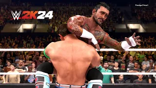 WWE 2K24 - CM Punk Vs John Cena For The WWE Championship (PS5)