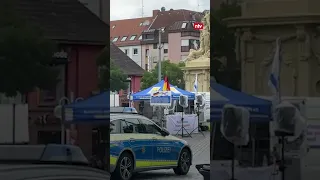 Mannheim: Messerangreifer attackiert Islamkritiker und Polizisten | #ntv #shorts #mannheim