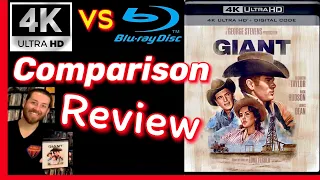 Giant 4K UHD Blu Ray Review Exclusive 4K vs Blu Ray Image Comparisons & Unboxing, Epic Western Movie