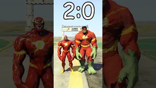 FLASH VENOM vs FLASH HULK in GTA 5! (BATTLES) #shorts