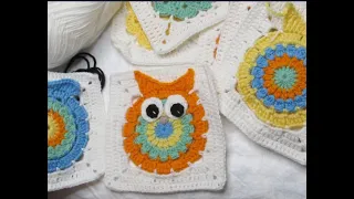 Crochet Owl Afghan Part 1