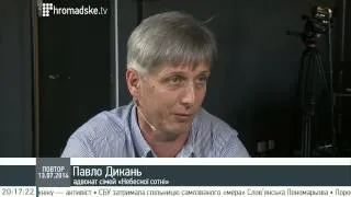 Мати загиблого героя «Небесної сотні» Олександра Плеханова та Павло Дикань в студії Громадського