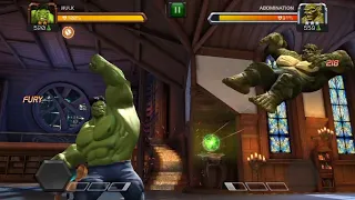 Hulk vs abomination marvel contest of champions