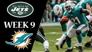 New York Jets vs Miami Dolphins NFL Week 9 Highlights