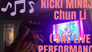 Nicki Minaj - Chun Li  ( SNL LIVE PERFORMANCE) Reaction Video