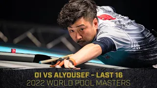 Naoyuki Oi vs Abdullah Alyousef | Last 16 | 2022 World Pool Masters