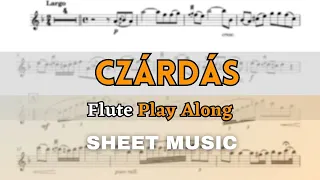 Monti - Czardas | Flute Play Along (Sheet Music/Score)