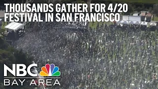 Thousands Gather in San Francisco for 420 Celebration