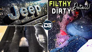 Deep Cleaning a BUG HAMMERED Jeep! | The Detail Geek