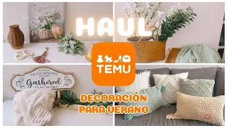 Haul Decoración para Verano | Mis compras de TEMU 2024 | Crisan Oficial