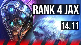 JAX vs VOLIBEAR (TOP) | Rank 4 Jax, 9 solo kills, 45k DMG | JP Grandmaster | 14.11