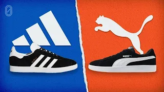 Битва Adidas vs Puma. Война брендов, Адольф и Рудольф Дасслеры: одежда, кеды, кросовки  и футбол.