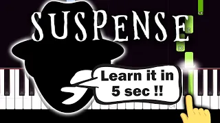 Suspense Sound Effects - EASY Piano tutorial