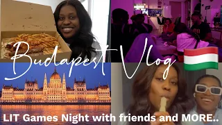 HUNGARY VLOG | A day in my life living in Budapest, LIT 🔥 GAMES NIGHT WITH FRIENDS l LUCY BENSON