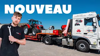 JE FABRIQUE NOTRE NOUVEAU TRACTEUR À L'USINE MASSEY FERGUSON !