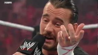 Raw: CM Punk discusses his plans for Money in the Bank