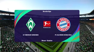 Werder Bremen  vs  Bayern München  [PES 2021]