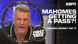 Pat McAfee doesn't understand the question! Will Mahomes get a pass if the Chiefs lose? | First Take