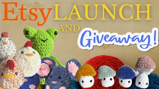 Crochet Small Shop Reviews, Etsy Promo and Amigurumi Launch and GIVEAWAY!