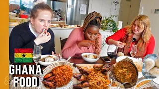 AUSTRALIANS TRY POPULAR GHANAIAN FOOD FOR THE FIRST TIME | GHANAIAN FOOD | LIVING IN GHANA