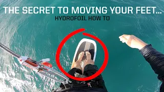 The secret to moving your feet Hydrofoiling