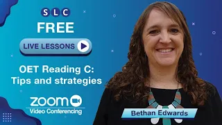 OET LIVE LESSON | OET Reading C: Tips and strategies