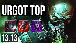 URGOT vs DARIUS (TOP) | Rank 5 Urgot, 8/1/5 | NA Grandmaster | 13.13