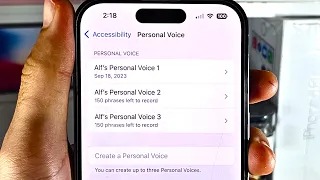 How To Use Personal Voice iOS 17