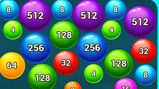 Bubble Shooter 2048 Ball walkthrough gameplay gameparkarea#puzzlegame#games#2048game#gameparkarea