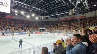 DEL2 Playoffs Viertelfinale, Spiel 3: Krefeld Pinguine - Dresdner Eislöwen 3:2 OT (Serie 3:0)