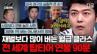 (90분) 딱 1%만 저한테 기부하실 생각 없나요..? 상위 1% 재벌보다 연봉 많이 받는 "걸어 다니는 기업" 모음 | #디제이픽 #프리한19