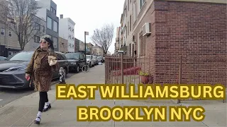 Life in East Williamsburg Brooklyn. New York City Walking Tour 4k