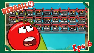 Red Ball 4 Animation | Tomato Hero Ball Vs 100 Ninja Boss In The Jungle