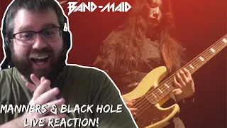 BAND MAID / Manners, BLACK HOLE (Official Live Video) Reaction!!!