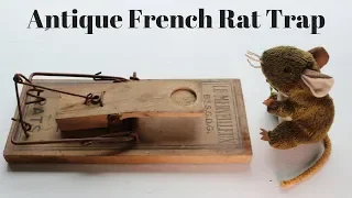 Antique French Rat Trap.  Mousetrap Monday