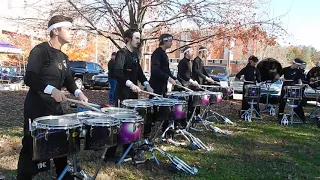 111321 WCU Gold Drumline Practice 1st Movement