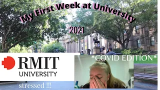 my first week at uni | COLLEGE VLOG | RMIT UNIVERSITY | Melbourne, Australia